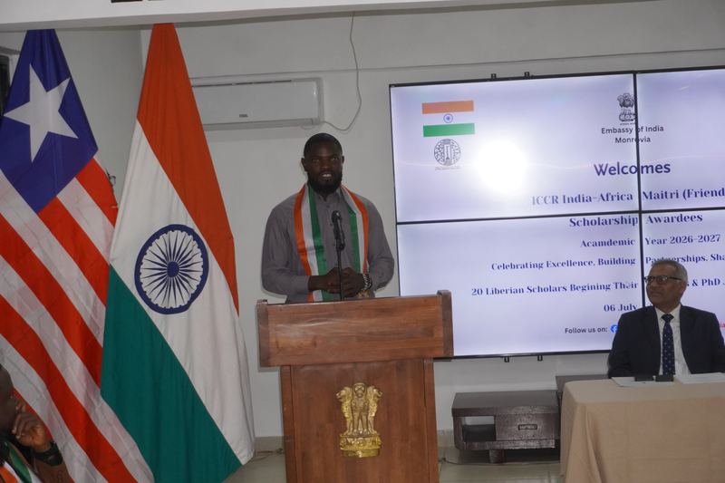 Honouring of 20 Liberian Students Awarded ICCR India–Africa Maitri Scholarships for AY 2026-2027 – 06 July 2026